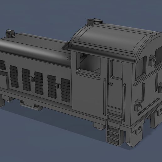 Derail Valley DM3 inspired shell for Minitrix T3 N scale chassis