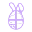 Body4.stl Easter Bunny Cookie cutter
