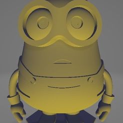 MINION_BOB.jpg STL file Suporte Alexa Echo Dot 4a e 5a Geração Minion Bob・3D printing design to download