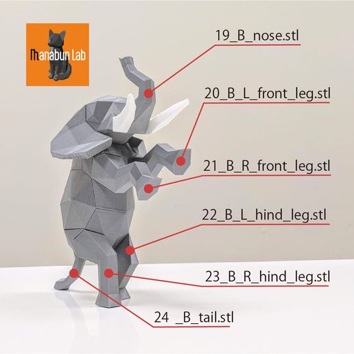 C_Low_Poly_Elephant_puzzle.jpg 🐘Low Poly Elephant Puzzle