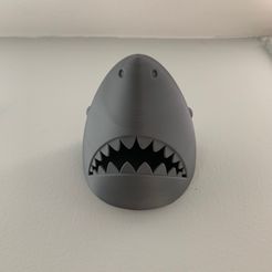 shark1.jpg STL file Shark Head Wall Mount・3D print design to download