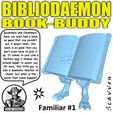 Bibliodaemon_Book-buddy_00.0.jpg Killian Teamaker presents: Bibliodaemon Book-buddy, Familiar #1