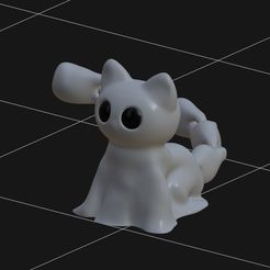 1E187335-E0BA-4563-8604-66DF95AD397D.jpg STL file Articulating Ghost Cat・3D print design to download