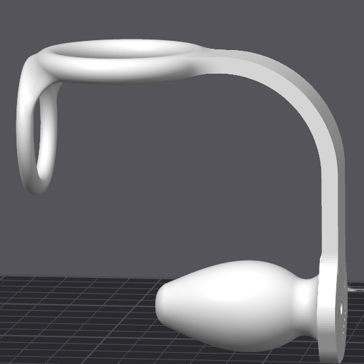 💍 penis ring with anal plug・ 3MF File for 3D printing・Cults