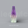 A_11_Renders_0.png Niedwica Vase A_11 | 3D printing vase | 3D model | STL files | Home decor | 3D vases | Modern vases | Abstract design | 3D printing | vase mode | STL