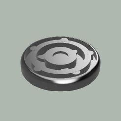 Tim's-drink-coaster-1-v1.jpg Free STL file round star Drink coaster・3D print object to download