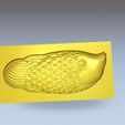 FISH2.jpg fish model of relief for cnc or 3d printing