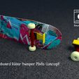 Render.jpg Skateboard Truck Riser Bumper Concept
