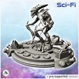 4.jpg Alien creature with triple legs and fangs (14) - SF SciFi wars future apocalypse post-apo wargaming wargame