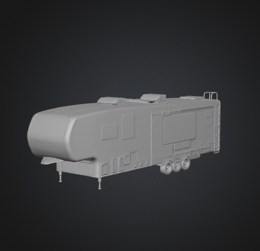 🛞 1 Fifth Wheel Camper・ 3D File for 3D printing・Cults