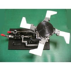 05-Final-Assy01.jpg STL file MRH Control Sticks, for Helicopter, Fully Articulated Type・3D printer model to download