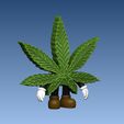2.jpg Cannabis Leaf Character / Ganja Man