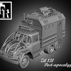 52707743-46ef-4bfa-8fde-36392a79fe57.jpg Fichier 3D gratuit Bitume/Gaslands Zil 131 post-apocalyptique・Objet imprimable en 3D à télécharger