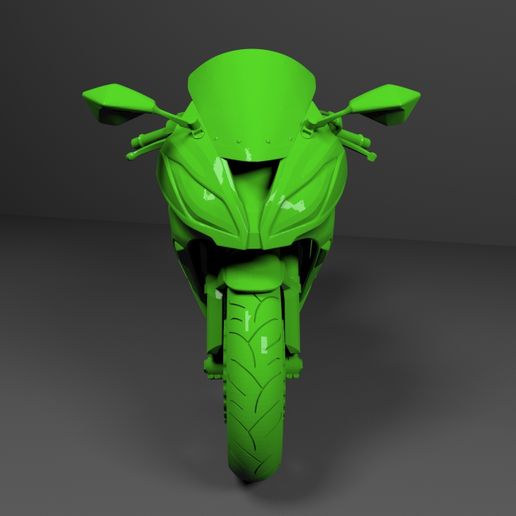 1990s Kawasaki ZX7 Ninja - RC Body 3D model 3D printable
