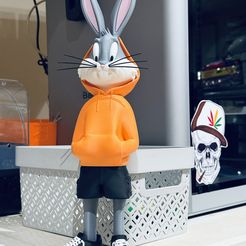 Bugs bunny urban vibes Fan art (multiparts/3mf)