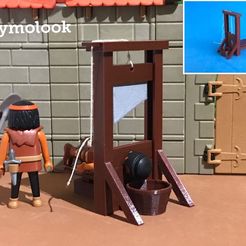 s-l1600-5.jpg STL file Medieval miniature guillotine for playmobil scale figures・3D printable model to download, playmolook