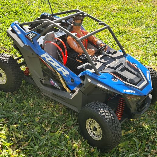 🔌 RC LOSI POLARIS RZR - CUSTOM INTERIOR 1:6 SCALE FUNCTIONAL - NO ...