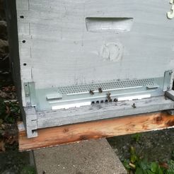 IMG_20190820_115302.jpg Free STL file Beehive door opening reducer・Template to download and 3D print