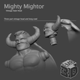 MightorVHead.png STL file Mighty Mightor Head for Origins and Vintage Style Figures・3D printable design to download
