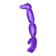 Five_NIght_at_Freddy's_Foxy_Arm_R.stl Foxy the Pirate -Five Nights at Freddy's -游戏角色-FANART FIGURINE