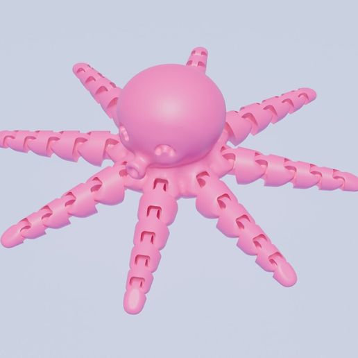 🐙 Octopus・ STL File for 3D printing・Cults