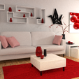 livingroom.png Origami low poly design
