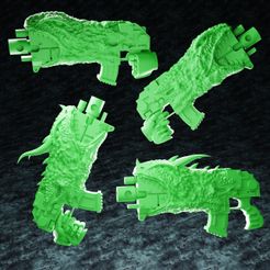 bolters_fixed.jpg 3D file Space Lava Lizards - Bolters・3D printing model to download