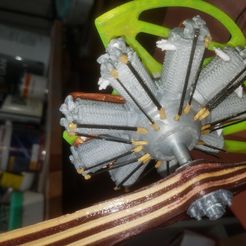 20190930_144716.jpg Archivo STL gratis El motor aerodinámico rotativo Clerget 9B・Diseño imprimible en 3D para descargar