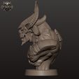 4.jpg Infernal Monster Bust - Dark Fantasy Demon Creature STL for 3D Printing | Obsidian 3D