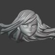 Capture4.jpg Fairy Tail - Erza Head Sculpt - Dynamic Hair - Easy Paint