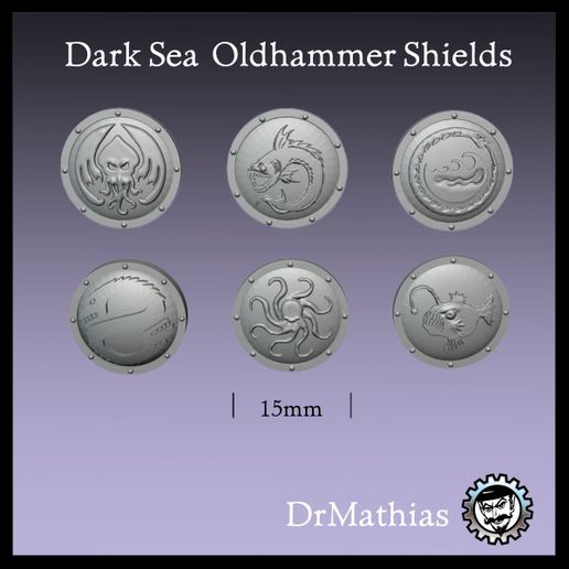 Dark Sea Oldhammer Shields