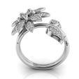 247_Render_CG-3_luxury-1_-White-Reflective_luxury-1_Platinum_Luxury-1_Diamond.jpg STL file Flower ring・3D print object to download