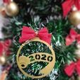 122234.jpg TOILET PAPER 2020 CHRISTMAS TREE BALL ORNAMENT