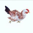 III.jpg CHICKEN CHICKEN - DOWNLOAD CHICKEN 3d Model - animated for Blender-Fbx-Unity-Maya-Unreal-C4d-3ds Max - 3D Printing HEN hen, chicken, fowl, coward, sissy, funk- BIRD - POKÉMON - GARDEN