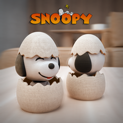 Archivo STL Taza Snoopy 🍔・Modelo de impresión 3D para descargar