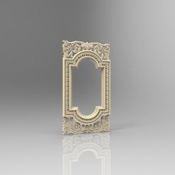 untitled.9.jpg Fichier STL gratuit Très joli cadre médiéval pour oeuvre d'art・Design pour imprimante 3D à télécharger, 3Dprintablefile