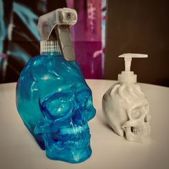 IMG_6714.jpg Bottle - soap dispenser -  Skull 💀