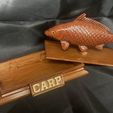 IMG_7598.jpg fish sculpture of a carp with storage space for 3d printing