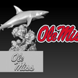 Untitled-1.png NCAA - Ole Miss Rebels football mascot statue - 3d Print