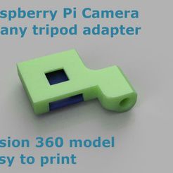 Screenshot_2021-06-11_134741.jpg Free 3D file Pi Camera to any tripod adapter (mount)・3D print design to download