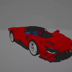ezgif.com-gif-maker.webp Ferrari Daytona SP3 42143 3D Model (Bricks)