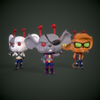 Trio-Modo.png Modo  - Biker Mice From Mars - Funko Fan Art