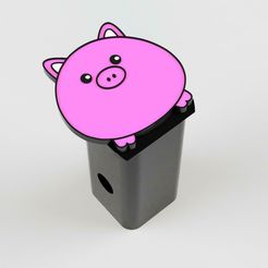 hitch_2po_nez_2023-Sep-10_03-19-50AM-000_CustomizedView35743296082.jpg Fichier STL Couvercle d'attelage 2 pouces pig・Modèle à imprimer en 3D à télécharger