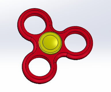 Hand Spinner - 3D model önizlemesi