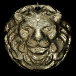 IMG_3795_1.JPG Descargar archivo STL gratis Medallón de león • Modelo imprimible en 3D, LYTEHAUS