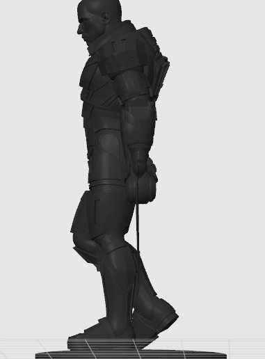 🦸 SHEPARD MASS EFFECT・ 3MF File for 3D printing・Cults