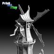 4mill.jpg Free STL file fantasy windmill・3D printable model to download, 3dpicasso