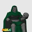 a4.jpg Doktor Doom Thron Multi-Color 3MF | Fan Art | Bambu bereit