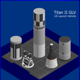 Titan II GLV US Launch Vehicle NASA Titan II GLV (Gemini Launch Vehicle) - With LED Launch mode