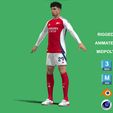 Havertz_2025_8.jpg 3D Rigged Кай Хавертц Арсенал 2025